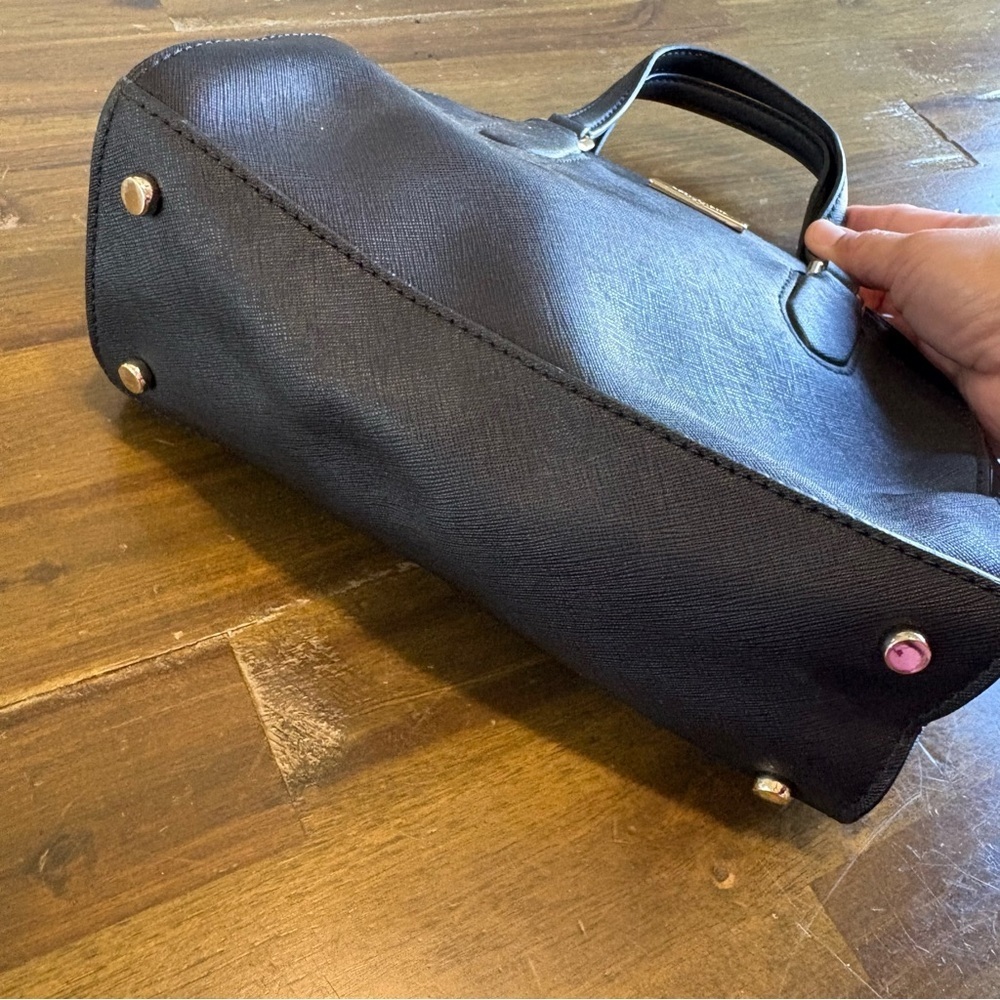 Kate Spade Black Small Handbag Domed-Flawed - Picture 2 of 9